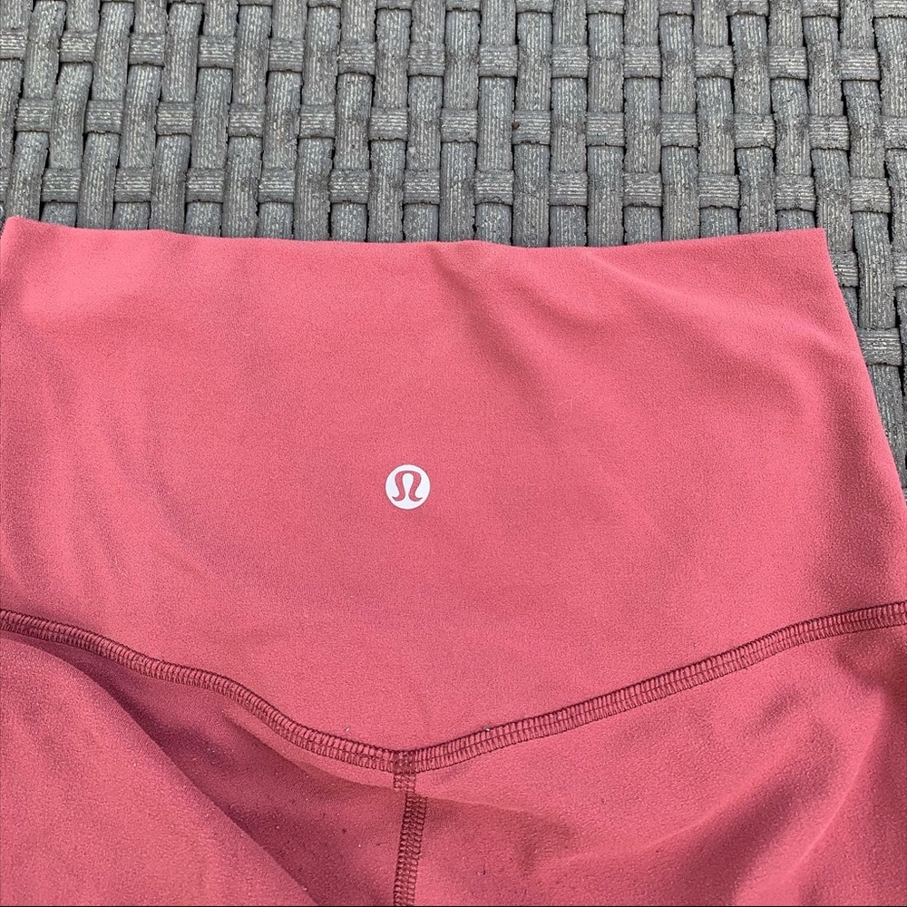 Pink Lulu cropped leggings